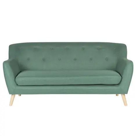 Skandi Sofa - Three Seat - Ocean Green